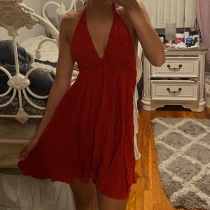 Brandy Melville Red halter dress